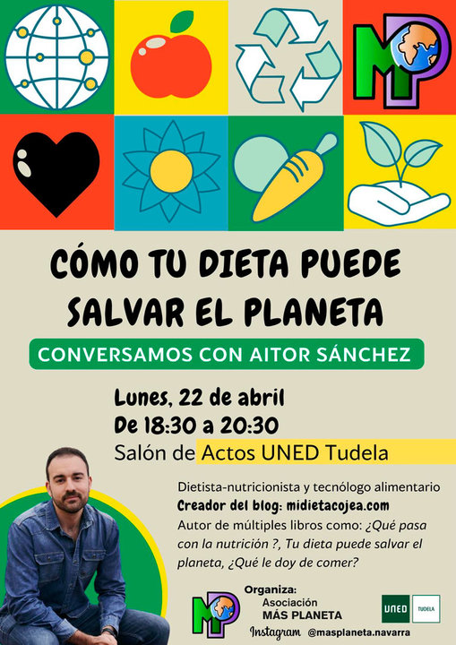 Conferencia en Tudela ‘Cómo tu dieta puede salvar el planeta’