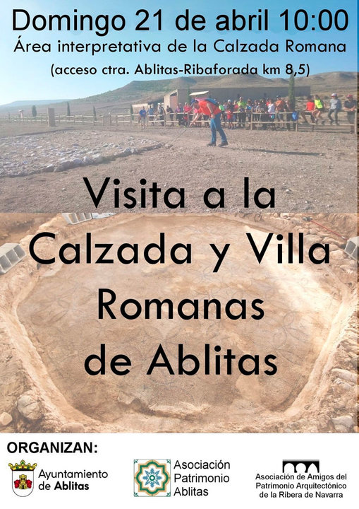 Visita a la Calzada y Villa Romanas de Ablitas