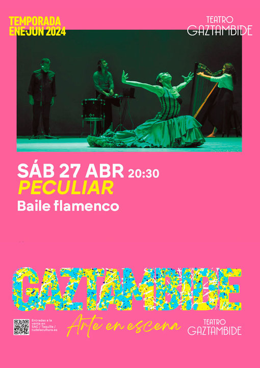 Baile flamenco en Tudela ‘Peculiar’ con la Compañía Ana Morales