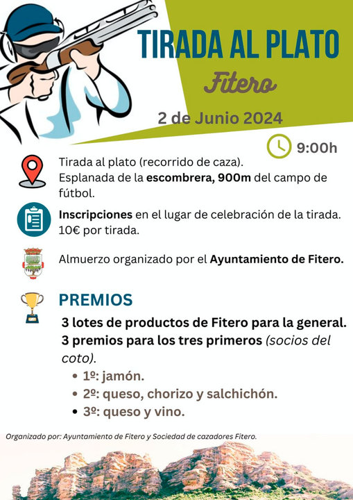 Tirada al Plato 2024 en Fitero