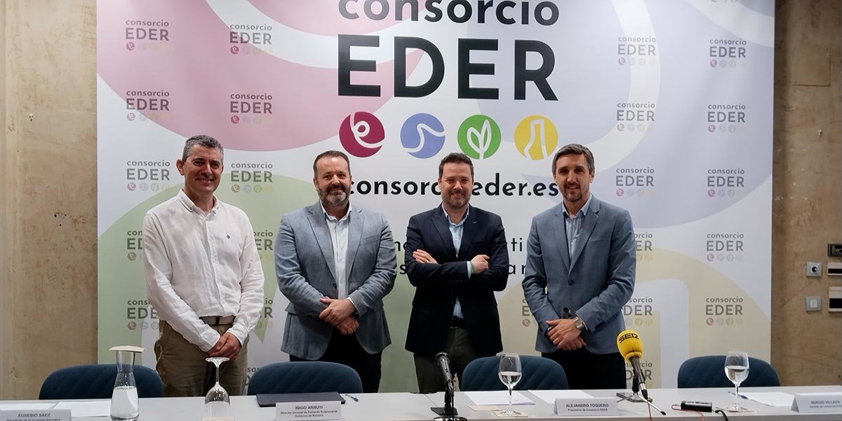 Consorcio Eder desarrollará ocho proyectos de la Estrategia Comarcal de Especialización Inteligente Ribera Navarra con una inversión de 265.600 euros