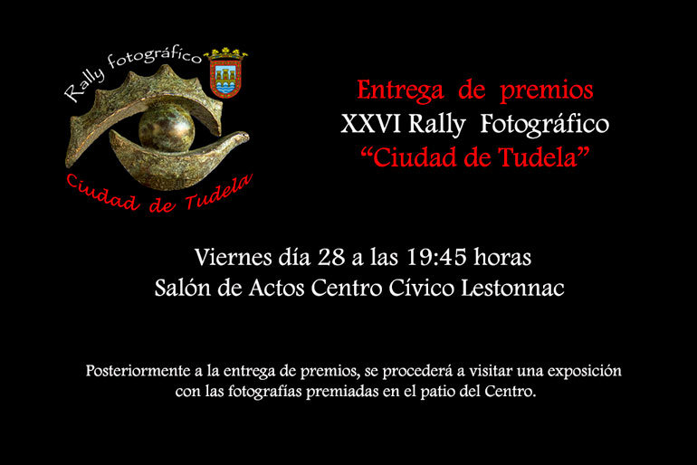 Entrega de premios del XXVI Rally fotográfico ‘Ciudad de Tudela’