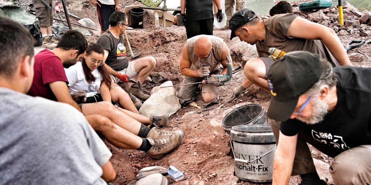 Comienza la nueva y prometedora campaña de excavación paleontológica en Igea 2