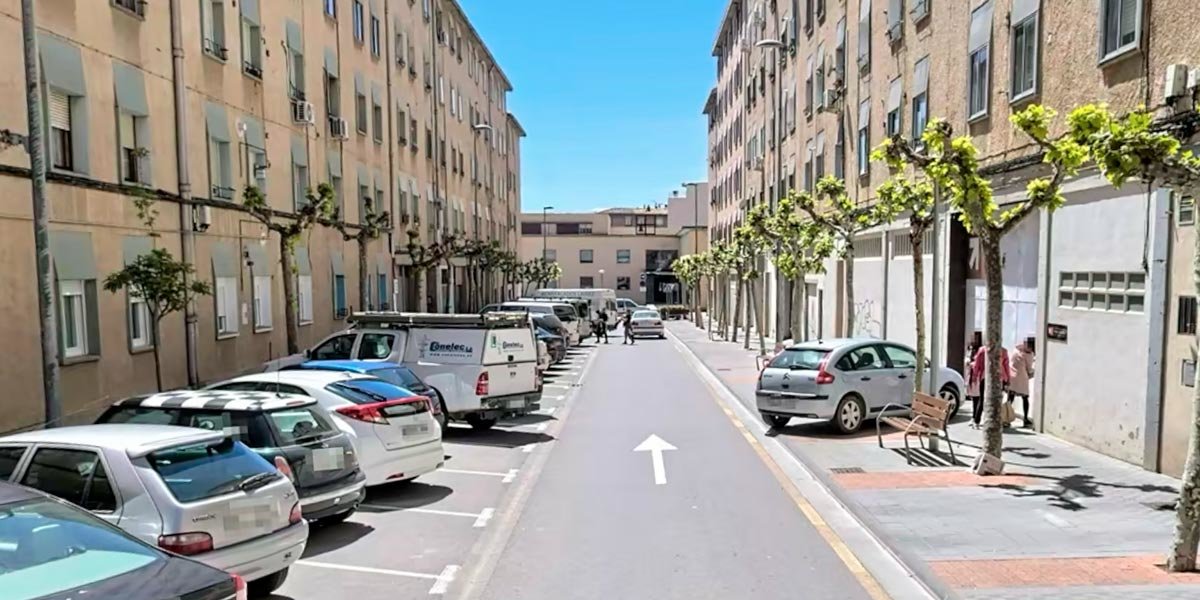 Calle Balsa del Pulguer en Tudela