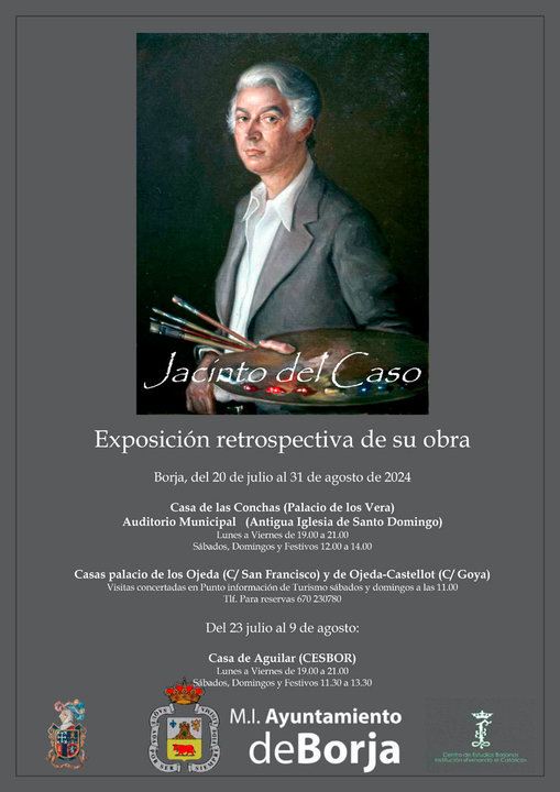 Exposición retrospectiva en Borja de la obra de Jacinto del Caso