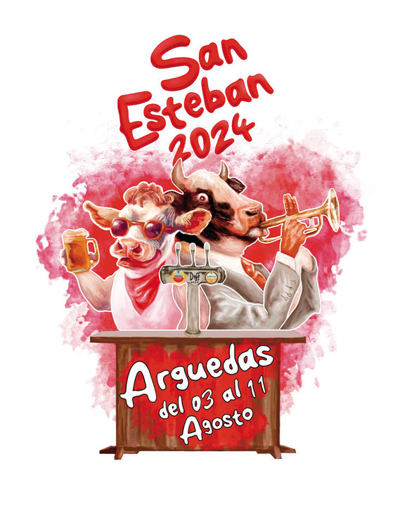 Programa de las Fiestas patronales en honor a San Esteban 2024 en Arguedas