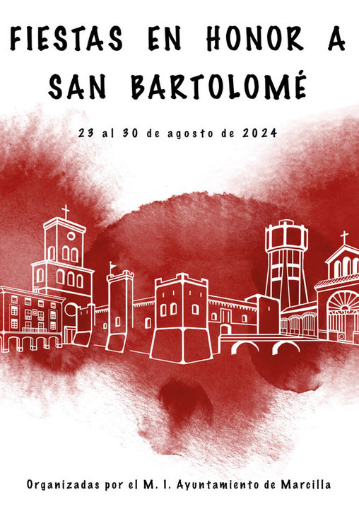 Programa de las Fiestas patronales en honor a San Bartolomé 2024 en Marcilla