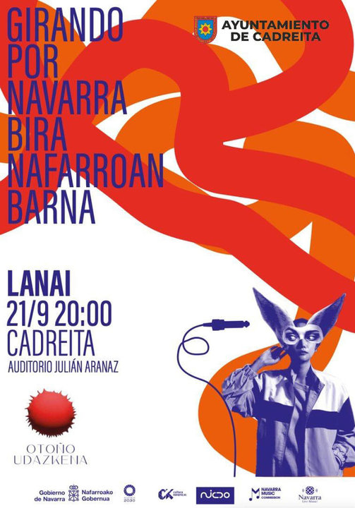 Girando por Navarra 2024 en Cadreita Concierto de LaNai