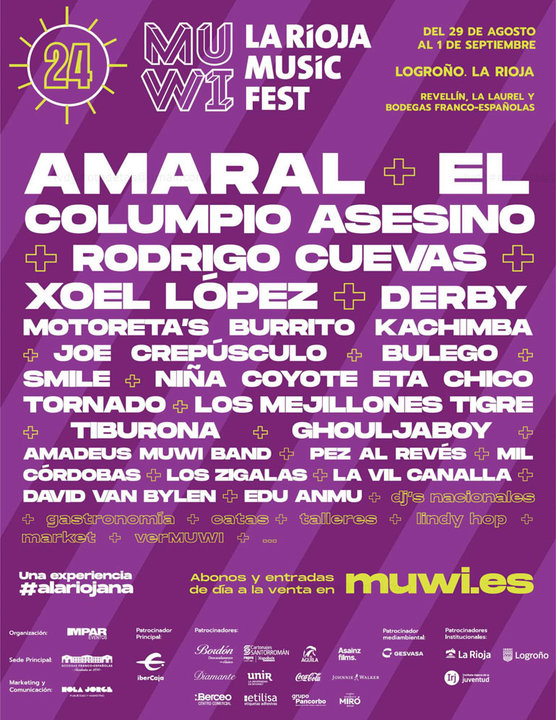 Festival MUWI La Rioja Fest 2024 en Logroño