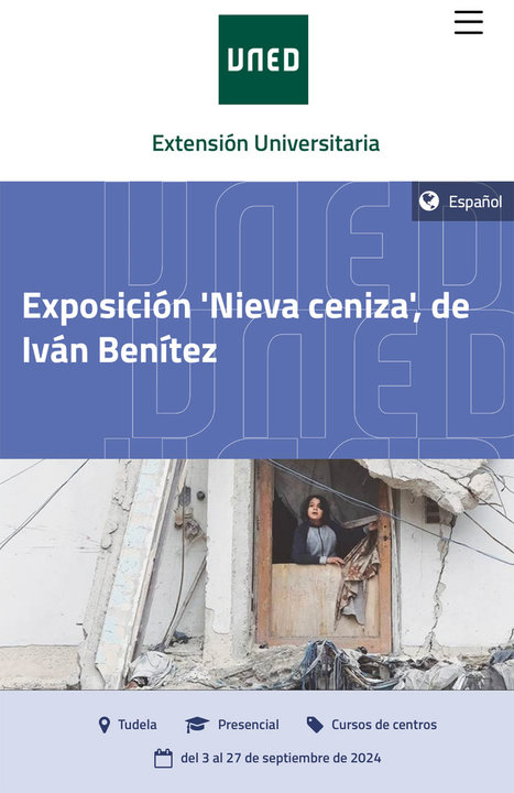 Exposición en Tudela ‘Nieva ceniza’ de Iván Benítez