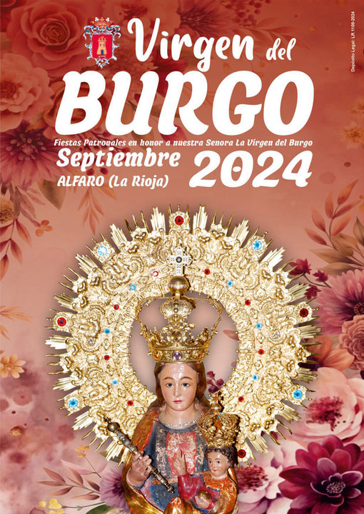 Programa de las Fiestas patronales de Nuestra Señora del Burgo 2024 en Alfaro