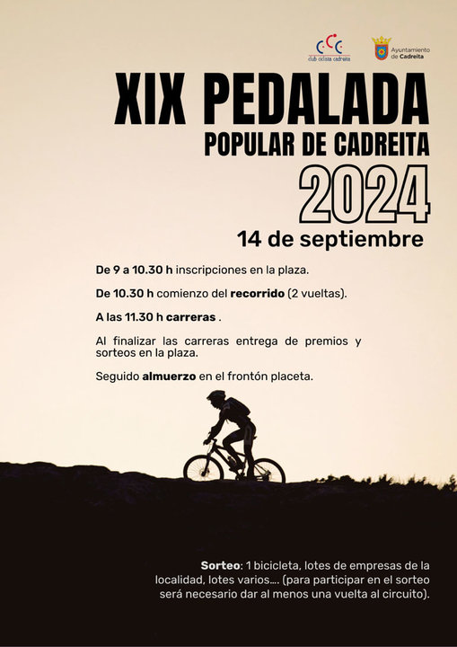 XIX Pedalada Popular 2024 en Cadreita