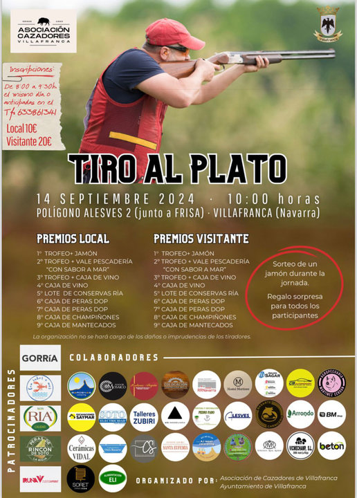 Campeonato de Tiro al Plato 2024 en Villafranca