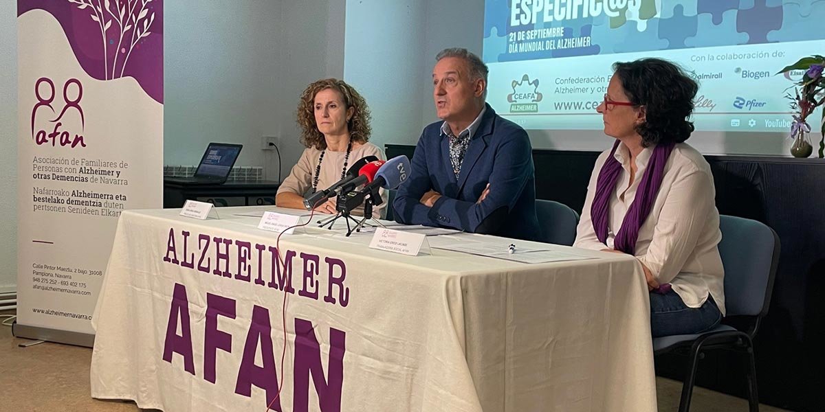 La Semana del Alzheimer de Navarra ofrece actos en Pamplona, Cintruénigo y Tudela como pasacalles de gigantes y cabezudos, teatro o charlas sobre temas como la prevención o medicación