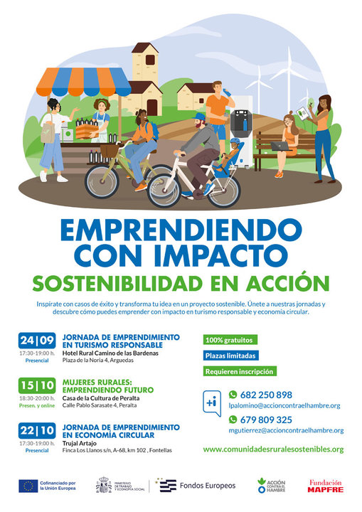 Jornadas ‘Emprendiendo con impacto. Sostenibilidad en Acción’ 2024 en Arguedas, Peralta y Fontellas