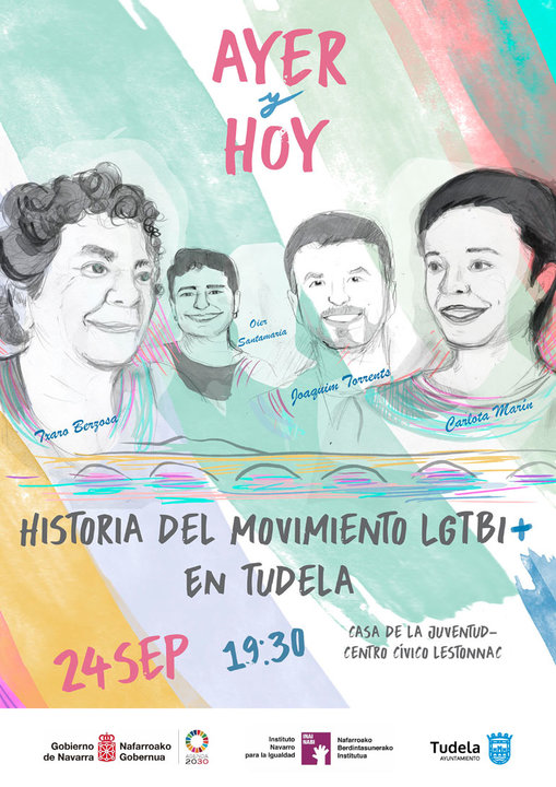 Encuentro en Tudela ‘Ayer y hoy Historia del movimiento LGTBI+ en Tudela’