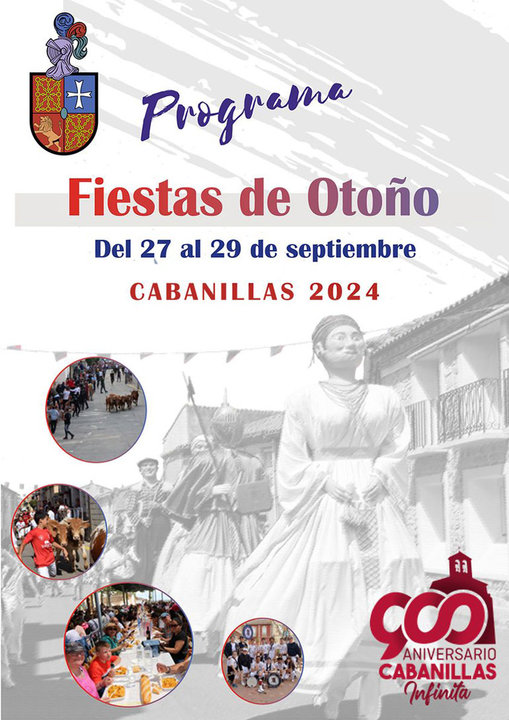 Programa de las Fiestas de Otoño 2024 en Cabanillas